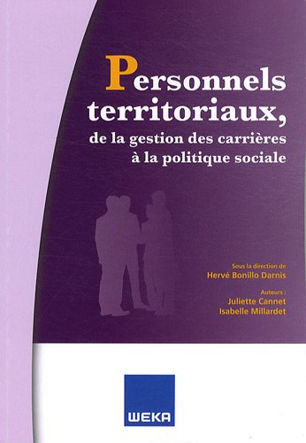 Stock image for Personnels territoriaux, de la gestion des carrires  la politique sociale for sale by Ammareal