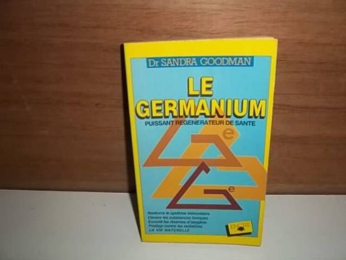 Beispielbild fr Le Germanium zum Verkauf von Ammareal