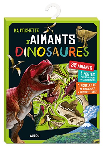 9782733845011: MA POCHETTE D'AIMANTS - DINOSAURES: Avec 35 aimants, 1 poster, 1 squelette de dinosaure  reconstituer (ACTIVITES)