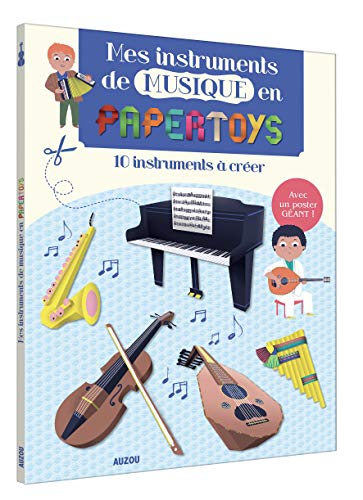 Beispielbild fr Papertoys Auzou - Mes instruments de musique zum Verkauf von Le Monde de Kamlia