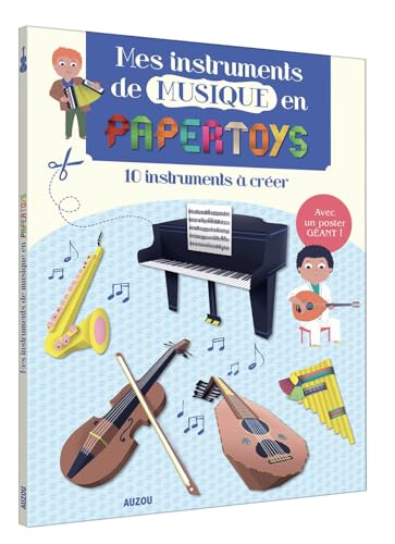 Stock image for Papertoys Auzou - Mes instruments de musique for sale by Le Monde de Kamlia