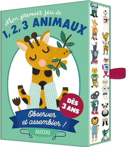 Stock image for Editions AUZOU - Mon Premier Jeu de 1,2,3 Animaux [Jeu] Antartik et Michelle Carlslund for sale by BIBLIO-NET