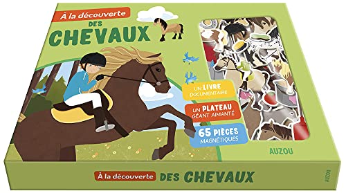 Beispielbild fr A LA D COUVERTE DES CHEVAUX: Avec 65 pi ces magn tiques, 1 plateau aimant , 1 livret zum Verkauf von WorldofBooks