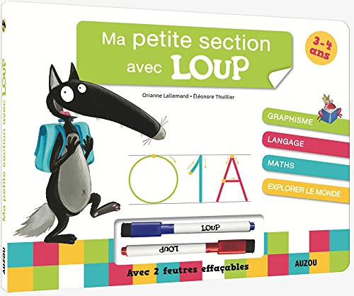Beispielbild fr Ma petite section avec Loup : Avec deux feutres effaables zum Verkauf von medimops