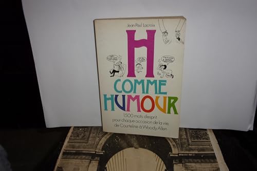 9782733900567: H comme humour