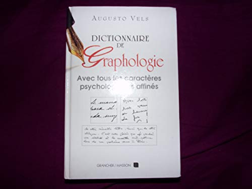 Stock image for Dictionnaire De Graphologie : Et Des Termes Psychologiques Correspondants for sale by RECYCLIVRE