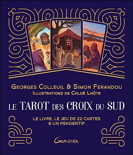 Imagen de archivo de Le tarot des Croix du Sud - Coffret - Le livre, le jeu de 22 cartes & un pendentif a la venta por Gallix