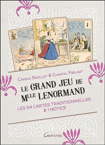 Beispielbild fr Le Grand Jeu de Mlle Lenormand - Les 54 cartes traditionnelles & 1 notice - Coffret zum Verkauf von Gallix