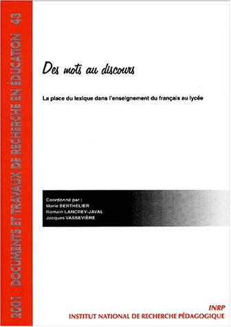 Beispielbild fr Documents et travaux de recherche en ducation zum Verkauf von Ammareal