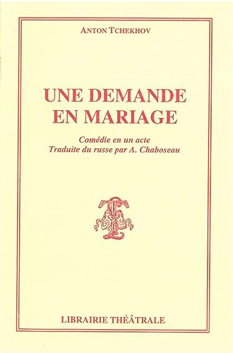 Beispielbild fr Une demande en mariage [FRENCH LANGUAGE - Soft Cover ] zum Verkauf von booksXpress