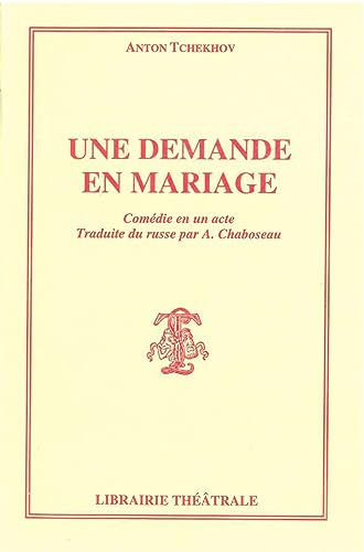 Imagen de archivo de Une demande en mariage [FRENCH LANGUAGE - Soft Cover ] a la venta por booksXpress