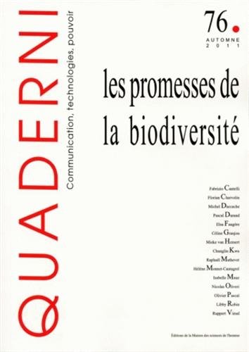 9782735114054: Quaderni, N 76, Automne 2011 : Les promesses de la biodiversit
