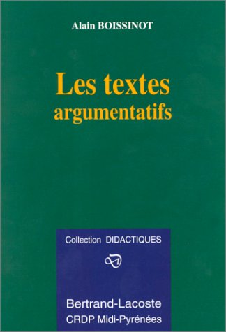 Beispielbild fr Les Textes Argumentatifs zum Verkauf von RECYCLIVRE