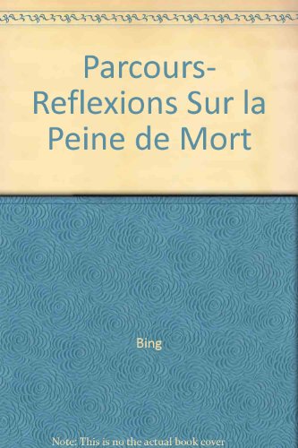 9782735216437: REFLEXIONS SUR LA PEINE DE MORT - PARCOURS DE LECTURE (French Edition)