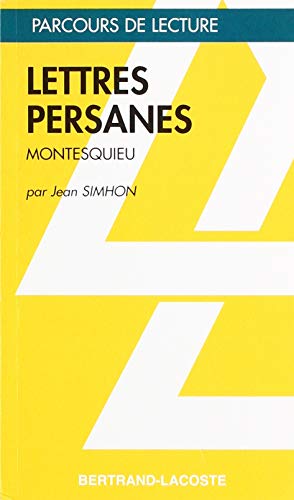 9782735216451: LETTRES PERSANES-PARCOURS DE LECTURE