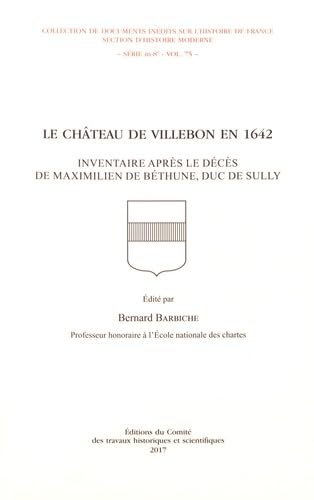 Stock image for Le chteau de villebon en 1642 [Broch] Barbiche Bernard for sale by BIBLIO-NET