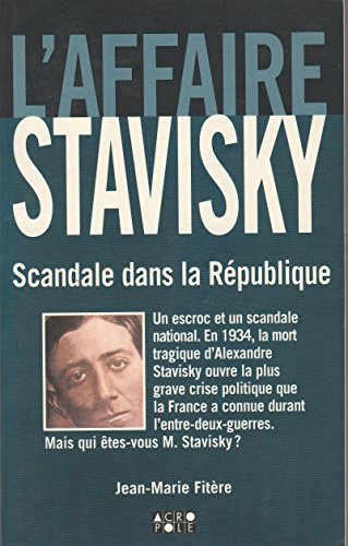 9782735701988: L'Affaire Stavisky