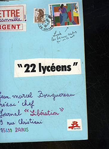 Stock image for 22 lycens for sale by Chapitre.com : livres et presse ancienne