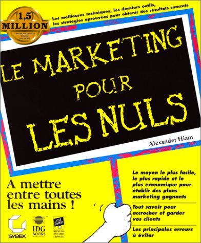 Stock image for Le marketing pour les nuls for sale by Better World Books