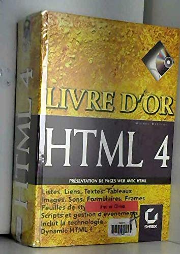Stock image for LIVRE D'OR HTML 4 for sale by Ammareal