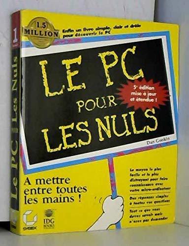 Beispielbild fr PC POUR LES NULS. 5me dition zum Verkauf von Librairie Th  la page