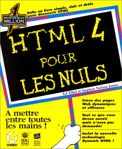 Stock image for HTML 4 pour les nuls for sale by Ammareal