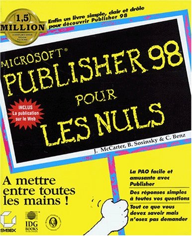 Imagen de archivo de Publisher 98 pour les nuls a la venta por Ammareal