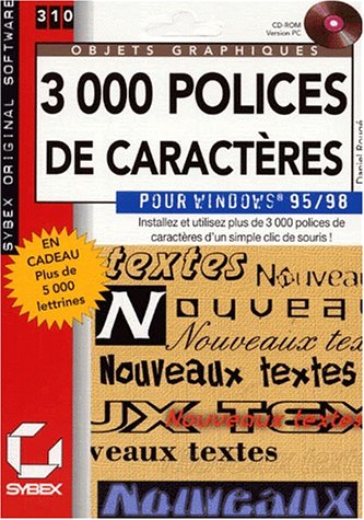 Beispielbild fr 3000 polices de caractres zum Verkauf von medimops