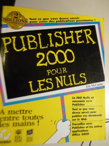 9782736133443: Publisher 2000 pour les nuls