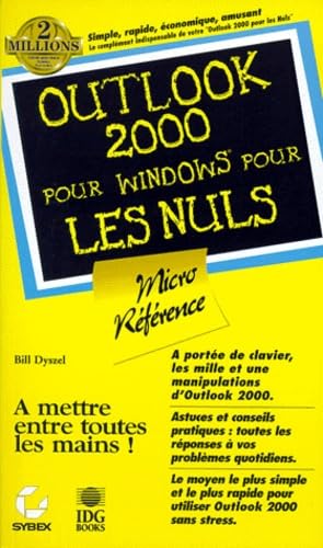 Stock image for Outlook 2000 pour windows pour les nuls for sale by Ammareal