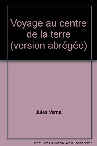 Stock image for Voyage au centre de la terre for sale by Librairie Th  la page