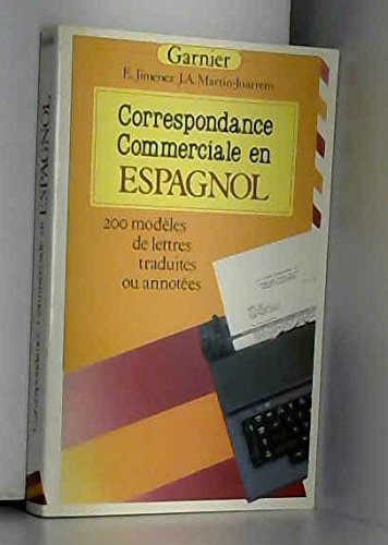 Beispielbild fr La Correspondance commerciale en espagnol zum Verkauf von LeLivreVert