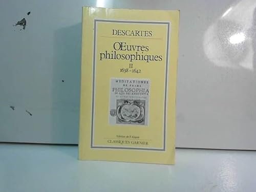 9782737003028: Oeuvres philosoph 1638 1642 t 2 092193 (Classiques Jaun)