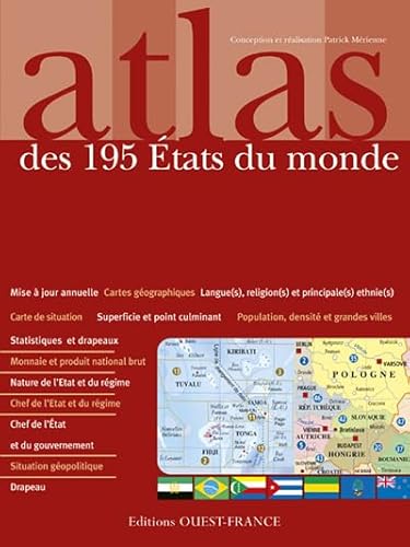 Beispielbild fr Atlas des 195 Etats du monde : Statistiques et drapeaux zum Verkauf von Ammareal
