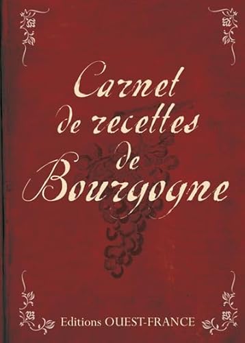 Imagen de archivo de Carnet de recettes de Bourgogne a la venta por medimops