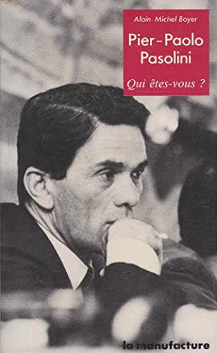 Pier-paolo pasolini - Alain-Michel Boyer