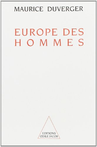 Beispielbild fr Europe des hommes zum Verkauf von Librairie Th  la page