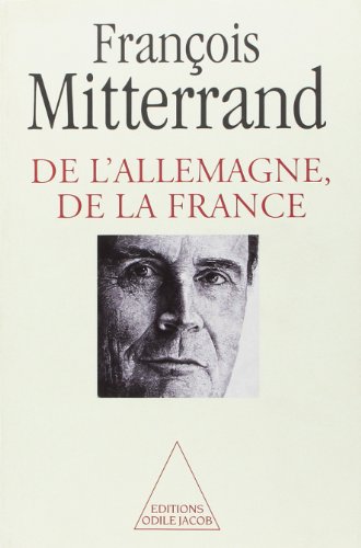 Beispielbild fr De l'Allemagne, de la France zum Verkauf von Librairie Th  la page