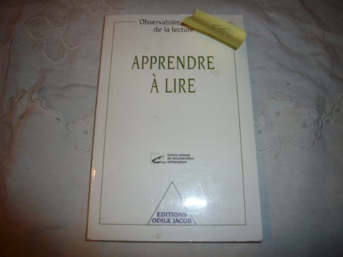 Beispielbild fr Apprendre  lire : Au cycle des apprentissages fondamentaux (GS, CP, CE) Analyses, rflexions et propositions zum Verkauf von Revaluation Books