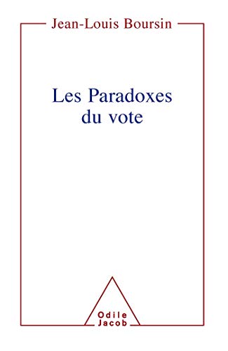 Beispielbild fr Les Paradoxes du vote zum Verkauf von Ammareal