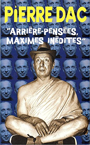 9782738214508: Arriere - Pensees Maximes Inedites
