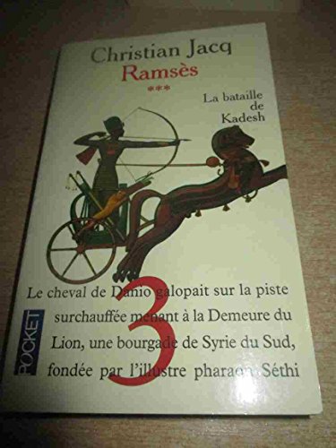 Imagen de archivo de ramses tome 3 : la bataille de kadesh a la venta por AwesomeBooks