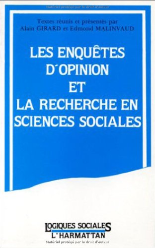 Beispielbild fr Les enqutes d'opinion et la recherche en sciences sociales zum Verkauf von medimops