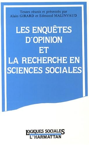 Stock image for Les enqutes d'opinion et la recherche en sciences sociales for sale by medimops