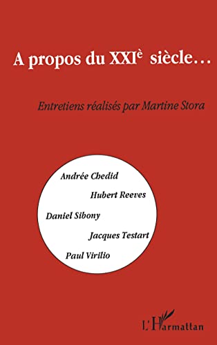 Beispielbild fr A propos du XXIe sicle zum Verkauf von Chapitre.com : livres et presse ancienne