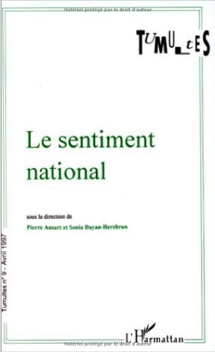 Beispielbild fr REVUE TUMULTES n.9 ; le sentiment national zum Verkauf von Chapitre.com : livres et presse ancienne