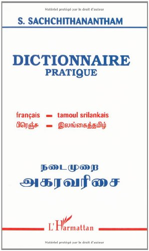 Beispielbild fr Dictionnaire Pratique Franais-tamoul Srilankais zum Verkauf von RECYCLIVRE