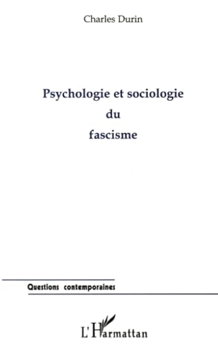 9782738490292: Psychologie et sociologie du fascisme