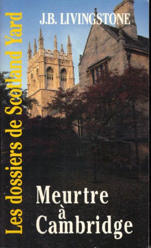 Imagen de archivo de Meurtre  Cambridge a la venta por RECYCLIVRE