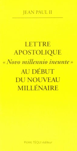 Beispielbild fr Lettre apostolique zum Verkauf von A TOUT LIVRE